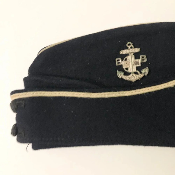 Vintage Boys Brigade Forage Cap Boys Scouts Sure Stedfast Brooch Pin - Picture 2 of 16